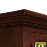 Handcrafted Boho Mango Wood Nightstand - NH598313