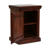 Handcrafted Boho Mango Wood Nightstand - NH598313