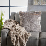 Faux Fur Pillows and Throw Blanket Combo (Set of 3) - NH821303