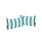 Mesa Indoor Striped Water Resistant Rectangular Throw Pillow - NH768203