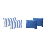 Outdoor Water Resistant Rectangular Throw Pillows - Set of 4 - NH030303