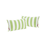 Mesa Indoor Striped Water Resistant Rectangular Throw Pillow - NH768203