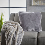 Faux Fur Pillows and Throw Blanket Combo (Set of 3) - NH821303