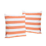 Mesa Indoor Striped Water Resistant Square Throw Pillow - NH558203