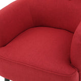 Mid-Century Modern Button-Tufted High-Back Upholstered Accent Chair - NH805992