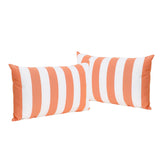 Mesa Indoor Striped Water Resistant Rectangular Throw Pillow - NH768203