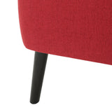 Mid-Century Modern Button-Tufted High-Back Upholstered Accent Chair - NH805992