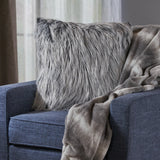 Faux Fur Pillows and Throw Blanket Combo (Set of 3) - NH821303