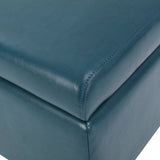 Rectangle Leather Storage Ottoman Bench - NH961003