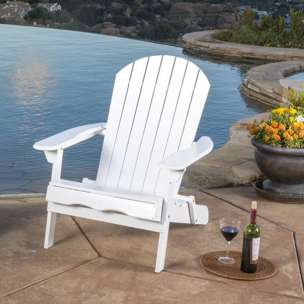 Outdoor Folding Wood Adirondack Chair - NH646692