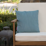 Outdoor Teal Water Resistant 16 X 16 Square Pillow - NH040303