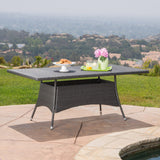 Rectangular Outdoor Wicker Dining Table - NH934892