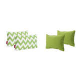 Outdoor Water Resistant Rectangular Throw Pillows - Set of 4 - NH030303