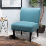 Contemporary Fabric Slipper Accent Chair - NH257992