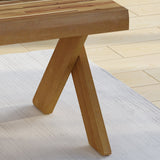 Indoor Farmhouse Acacia Wood Coffee Table - NH224403