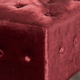 Tufted New Velvet Ottoman - NH791203