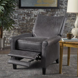 Traditional Slate Microfiber Recliner Chair - NH892203