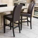 Leather Counter and Bar Stool, Set of 2 - NH045832