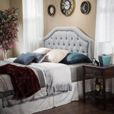 Queen Tufted Adjustable Fabric Headboard - NH498832