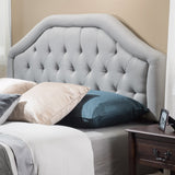 Queen Tufted Adjustable Fabric Headboard - NH498832