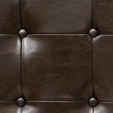 Queen/Full Brown Leather Headboard - NH998832