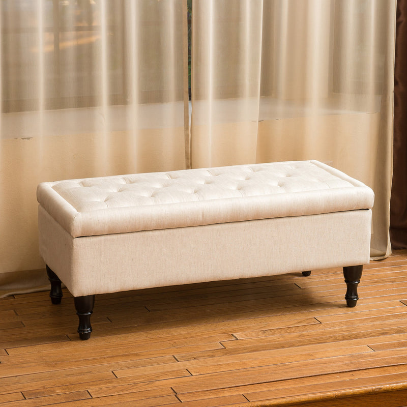 Linen Storage Ottoman Bench - NH503932