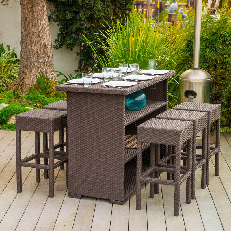 Outdoor 7pc Bar Set - NH253932