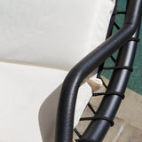 Steel Hanging Lounge Chair with Cushion - NH661592