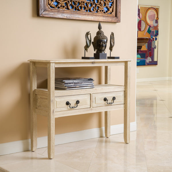 Weathered Wood Accent Table - NH981592