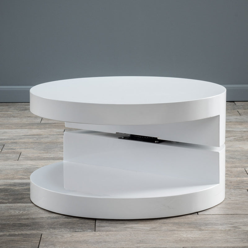 Small Circular Mod Swivel Coffee Table - NH563592