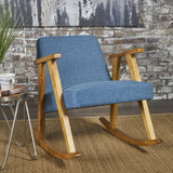 Mid Century Modern Fabric Rocking Chair - NH681203