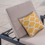 Outdoor 13 Pc Wicker Patio Set w/ Water Resistant Cushions - NH764003