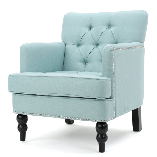 Tufted Back Fabric Club Chair - NH560003