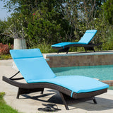 Outdoor Water Resistant Chaise Lounge Cushion - NH779003