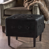 Tufted New Velvet Ottoman - NH791203