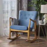 Mid Century Fabric Rocking Chair - NH399103