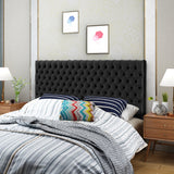 Tufted King/ Cal King New Velvet Headboard - NH007303