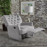 Tufted Fabric Power Recliner Chair - NH009103