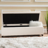 Tufted Fabric Storage Ottoman Bench - NH988892