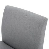 Contemporary Fabric Slipper Accent Chair - NH257992