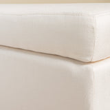 Tufted Fabric Storage Ottoman Bench - NH988892