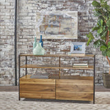 Shelf & Storage Cabinet Console Table - NH782103