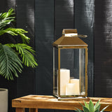 Tilson 22" Modern Stainless Steel Lantern