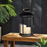 Tilson 16" Modern Stainless Steel Lantern