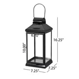 Tilson 16" Modern Stainless Steel Lantern