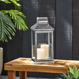 Tilson 16" Modern Stainless Steel Lantern