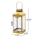 Tilson 16" Modern Stainless Steel Lantern