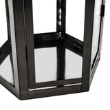 Baton Outdoor 23" Modern Stainless Steel Lantern