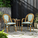 Symonds Outdoor French Bistro Chairs, Set of 2