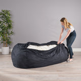 Traditional 8 Foot Suede Bean Bag (Cover Only) - NH147903